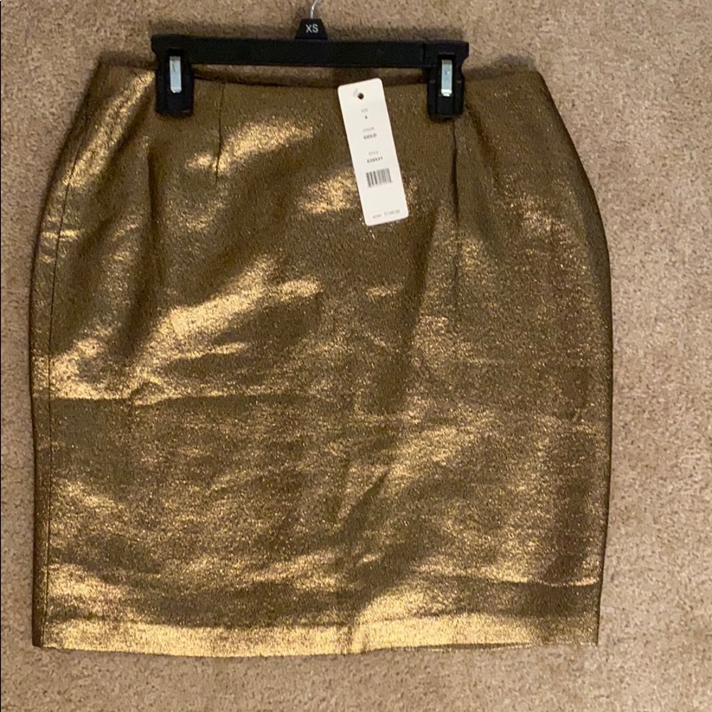 Gold skirt